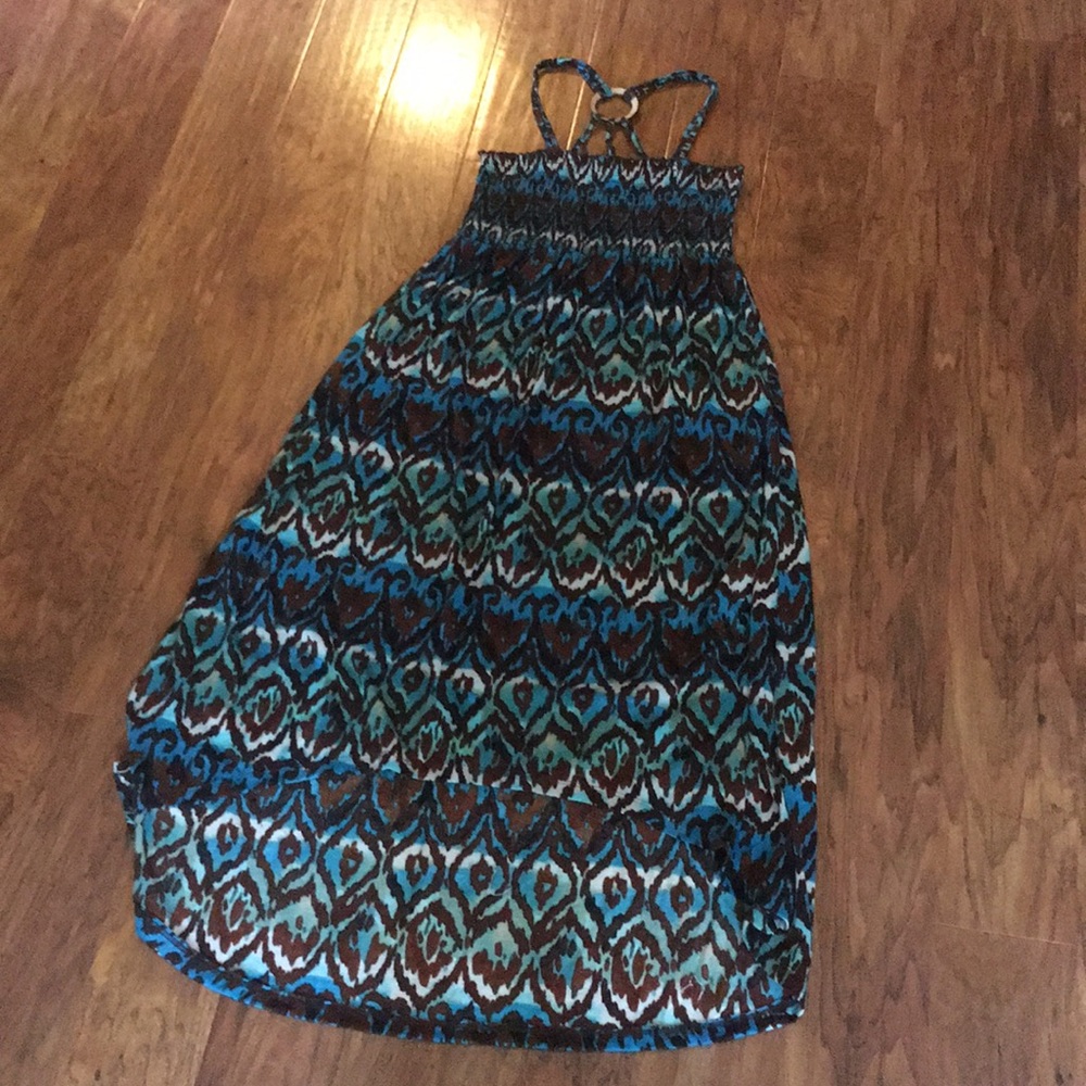 Tapered maxi dress